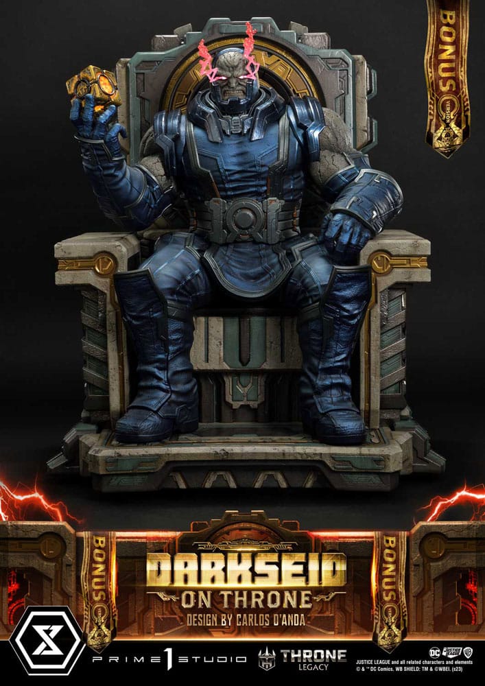 Throne Legacy Series Statue 1/4 Justice League (Comics) Darkseid on Throne Design by Carlos D’Anda Deluxe Bonus Version