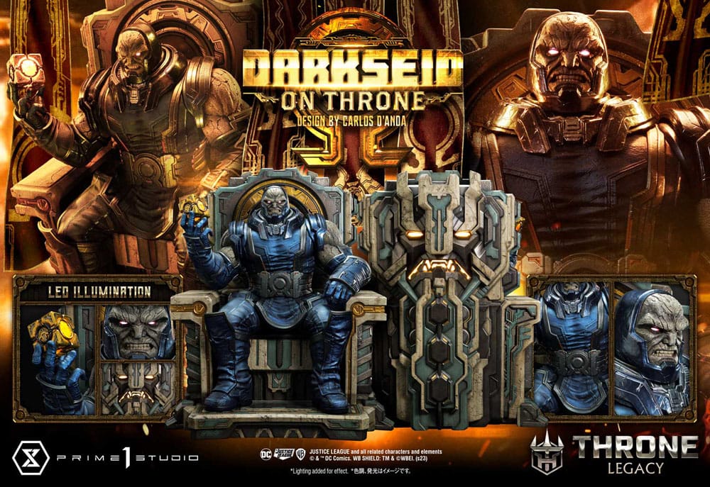 Throne Legacy Series Statue 1/4 Justice League (Comics) Darkseid on Throne Design by Carlos D'Anda Deluxe Bonus Version 65 cm Prime 1 Studio
