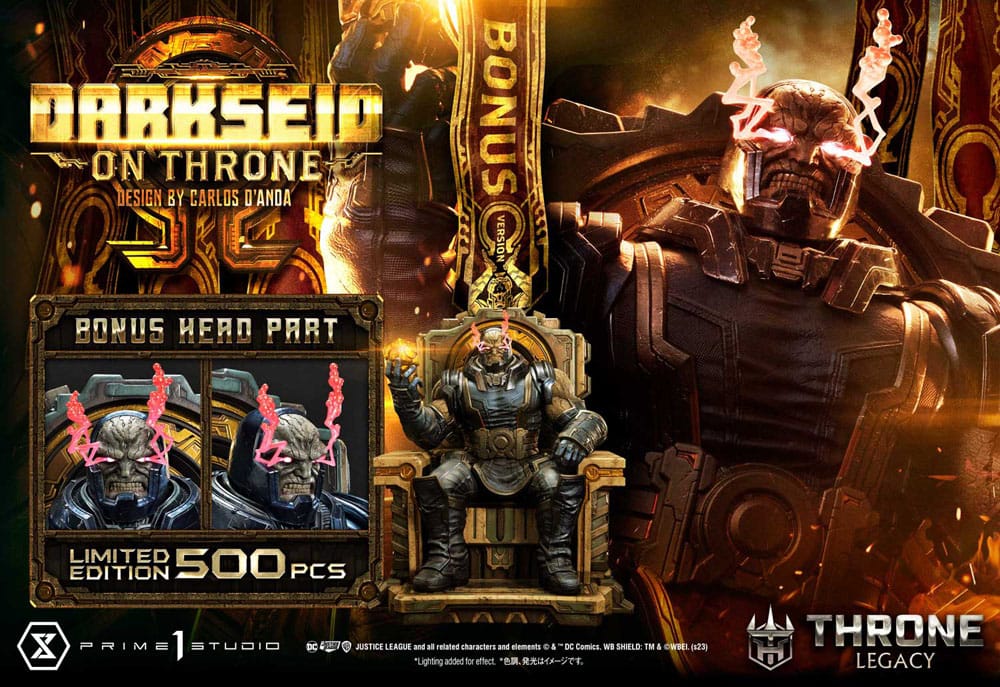 Throne Legacy Series Statue 1/4 Justice League (Comics) Darkseid on Throne Design by Carlos D’Anda Deluxe Bonus Version