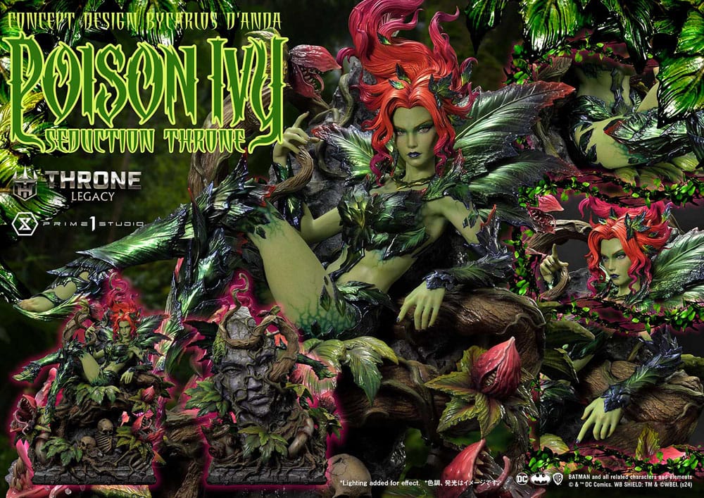 DC Comics Throne Legacy Collection Statue 1/4 Batman Poison Ivy Seduction Throne 55 cm Prime 1 Studio