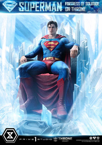 DC Comics Throne Legacy Collection Statue Statue 1/4 Superman Fortress of Solitude on Throne (Design by Gabriele Dell'Otto) 52 cm Prime 1 Studio