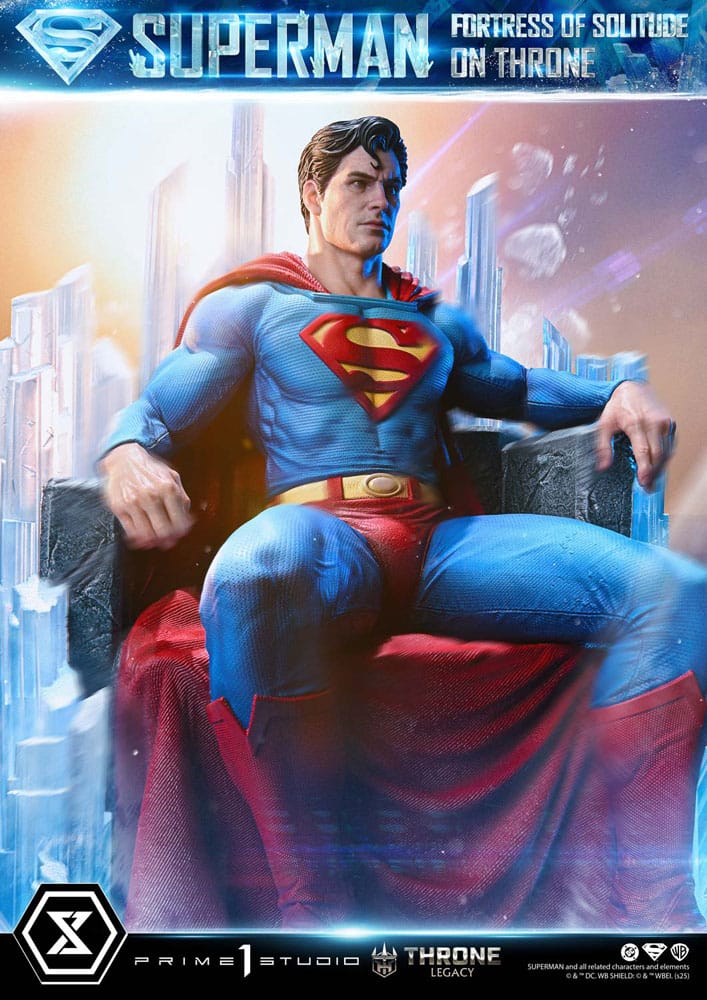 DC Comics Throne Legacy Collection Statue Statue 1/4 Superman Fortress of Solitude on Throne (Design by Gabriele Dell'Otto) 52 cm Prime 1 Studio