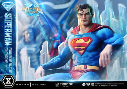DC Comics Throne Legacy Collection Statue Statue 1/4 Superman Fortress of Solitude on Throne (Design by Gabriele Dell'Otto) Ultimate Version 52 cm Prime 1 Studio