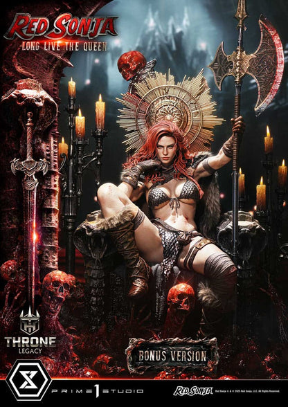 Red Sonja Throne Legacy Collection Statue Statue 1/3 Red Sonja: Long Live the Queen Bonus Version 77 cm Statues