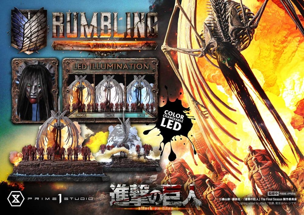 Attack on Titan West Ultimate Diorama Masterline Series Statue The Rumbling 64 cm