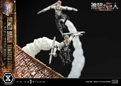 Attack on Titan (TV animation) Ultimate Diorama Masterline Statue Reiner Braun Armored Titan Bonus Version 75 cm
