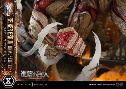 Attack on Titan (TV animation) Ultimate Diorama Masterline Statue Reiner Braun Armored Titan Bonus Version 75 cm