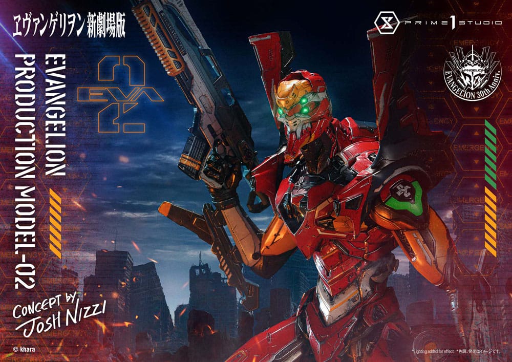 Rebuild of Evangelion Ultimate Diorama Masterline Series Statue Evangelion Production Model-02 (Concept By Josh Nizzi) 73 cm Prime 1 Studio