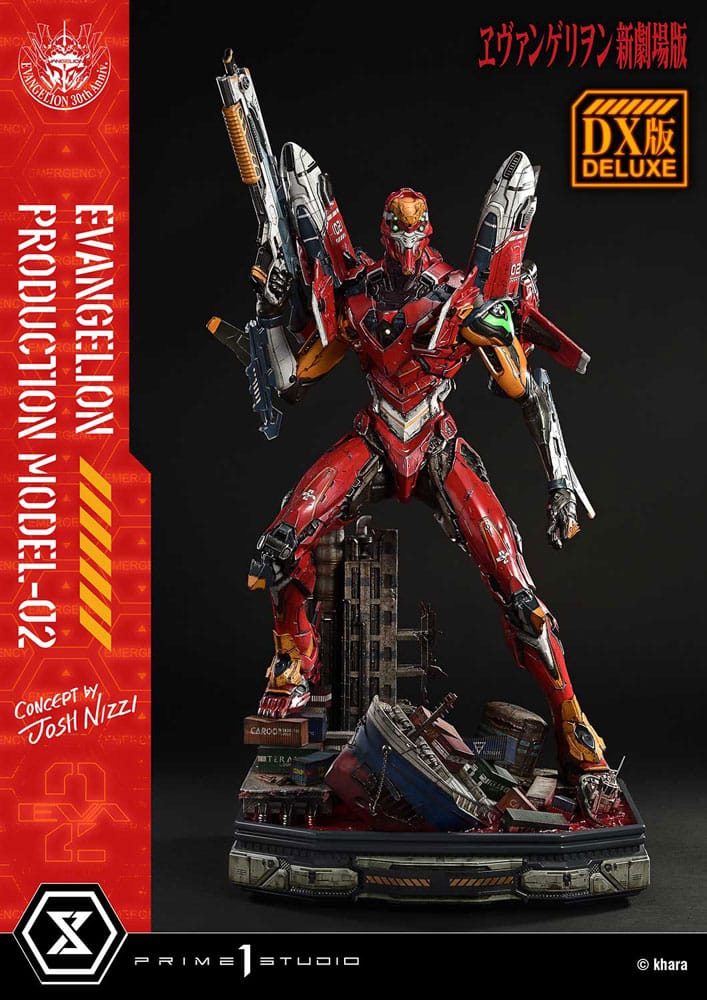 Rebuild of Evangelion Ultimate Diorama Masterline Series Statue Evangelion Production Model-02 (Concept By Josh Nizzi) Deluxe Version 73 cm Prime 1 Studio
