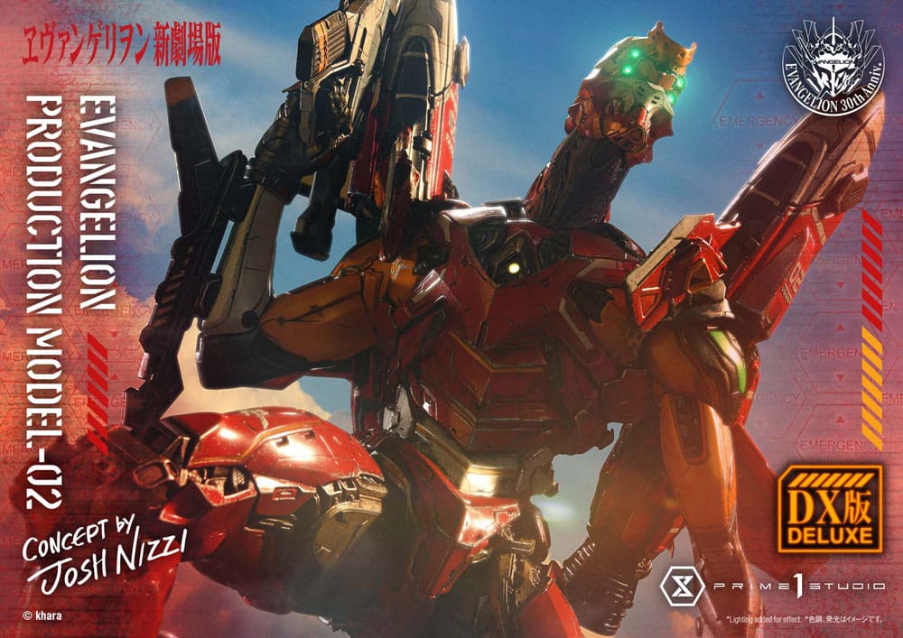 Rebuild of Evangelion Ultimate Diorama Masterline Series Statue Evangelion Production Model-02 (Concept By Josh Nizzi) Deluxe Version 73 cm Prime 1 Studio