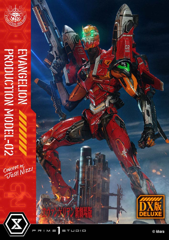 Rebuild of Evangelion Ultimate Diorama Masterline Series Statue Evangelion Production Model-02 (Concept By Josh Nizzi) Deluxe Version 73 cm Prime 1 Studio