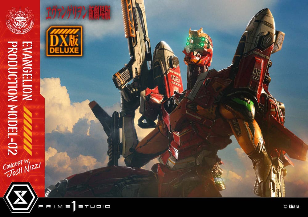 Rebuild of Evangelion Ultimate Diorama Masterline Series Statue Evangelion Production Model-02 (Concept By Josh Nizzi) Deluxe Version 73 cm Prime 1 Studio