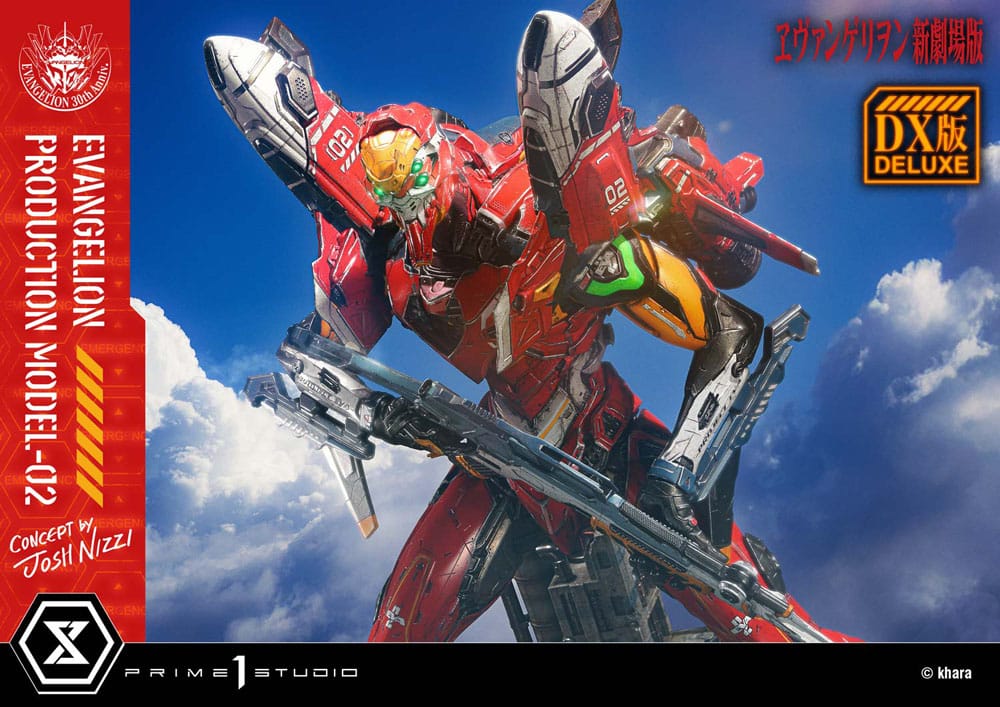 Rebuild of Evangelion Ultimate Diorama Masterline Series Statue Evangelion Production Model-02 (Concept By Josh Nizzi) Deluxe Version 73 cm Prime 1 Studio