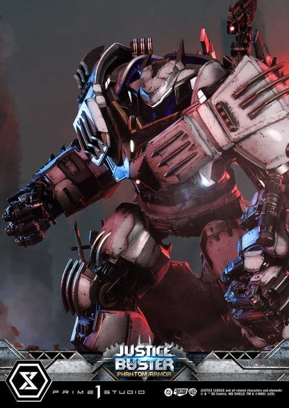 DC Comics Ultimate Museum Masterline Statue Justice Buster: Phantom Armor (Design By Josh Nizzi) 88 cm