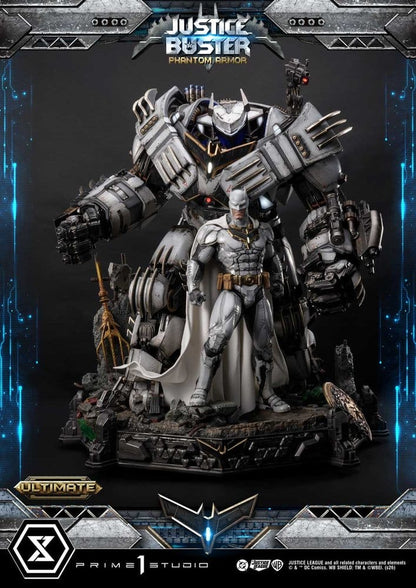 DC Comics Ultimate Museum Masterline Statue Justice Buster: Phantom Armor (Design By Josh Nizzi) Ultimate Bonus Version 88 cm