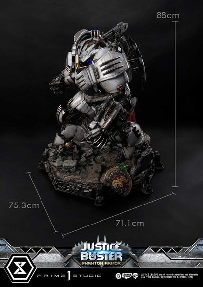 DC Comics Ultimate Museum Masterline Statue Justice Buster: Phantom Armor (Design By Josh Nizzi) Ultimate Bonus Version 88 cm