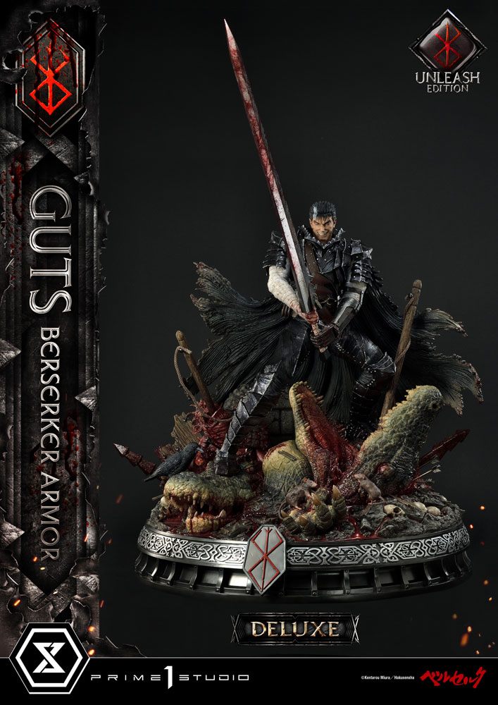 Berserk Statue 1/4 Guts Berserker Armor Unleash Edition Deluxe Version 91 cm Statues