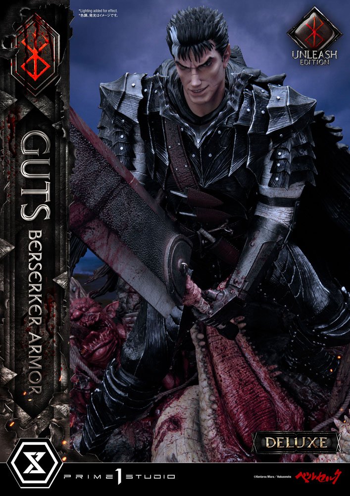 Berserk Statue 1/4 Guts Berserker Armor Unleash Edition Deluxe Version 91 cm Statues