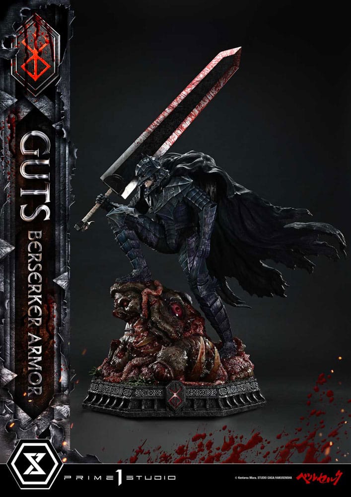Berserk Ultimate Premium Masterline Series Statue 1/4 Guts Berserker Armor Grunbeld vs. Guts Deluxe Version 94 cm
