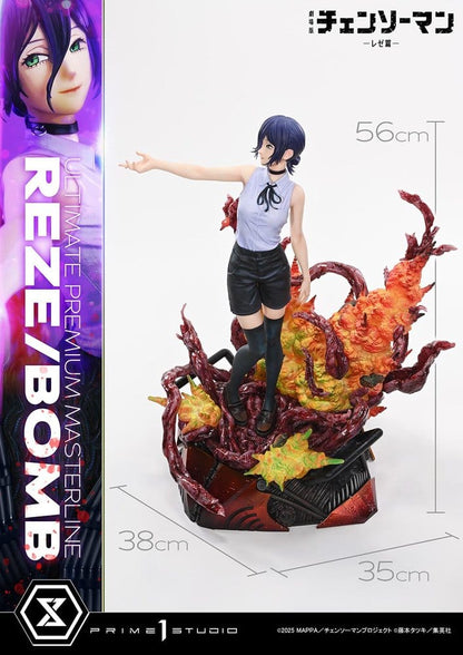 Chainsaw Man Ultimate Premium Masterline Series Statue 1/4 The Movie: Reze Arc REZE/BOMB 56 cm
