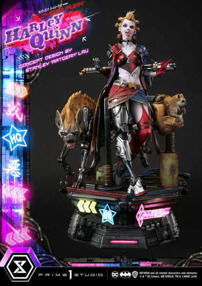 Batman Ultimate Premium Masterline Series Statue Cyberpunk Harley Quinn Deluxe Bonus Version 60 cm