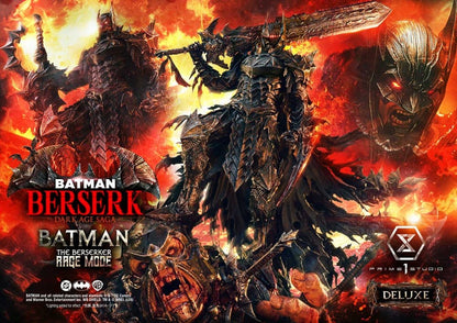 DC Comics Premium Masterline Series Statue 1/4 Batman (Comics) Batman: The Berserker Rage Mode Deluxe Version 93 cm