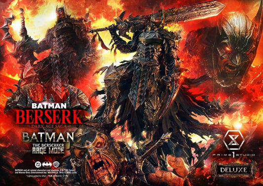 DC Comics Premium Masterline Series Statue 1/4 Batman (Comics) Batman: The Berserker Rage Mode Deluxe Version 93 cm