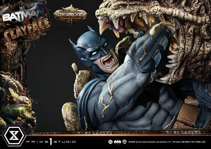 DC Comics Ultimate Premium Masterline Series Statue 1/4 Batman VS Clayface Deluxe Version 83 cm