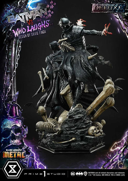 Dark Nights: Metal Ultimate Premium Masterline Series Statue 1/4 Batman VS Batman Who Laughs Deluxe Bonus Version 67 cm