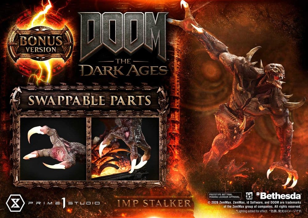 DOOM: The Dark Ages Ultimate Premium Masterline Series Statue 1/4 Imp Stalker Bonus Version 77 cm Prime 1 Studio
