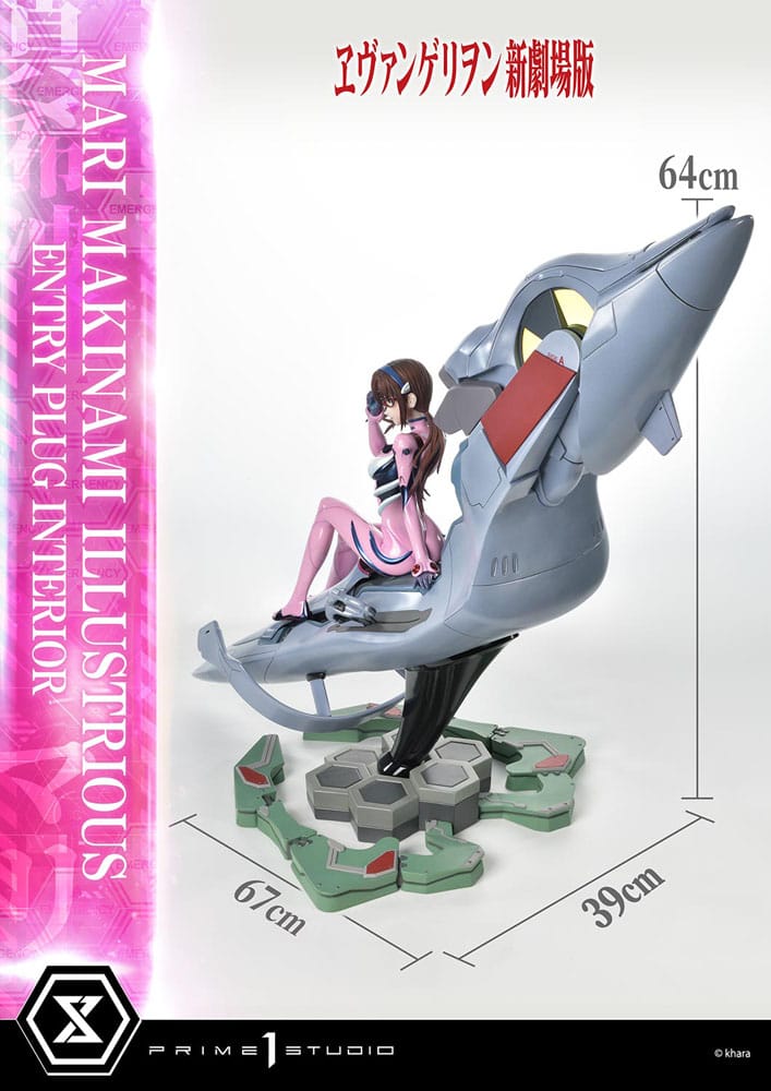 Rebuild of Evangelion Ultimate Premium Masterline Series Statue 1/4 Mari Makinami Illustrious Bonus Ver. 64 cm Statues