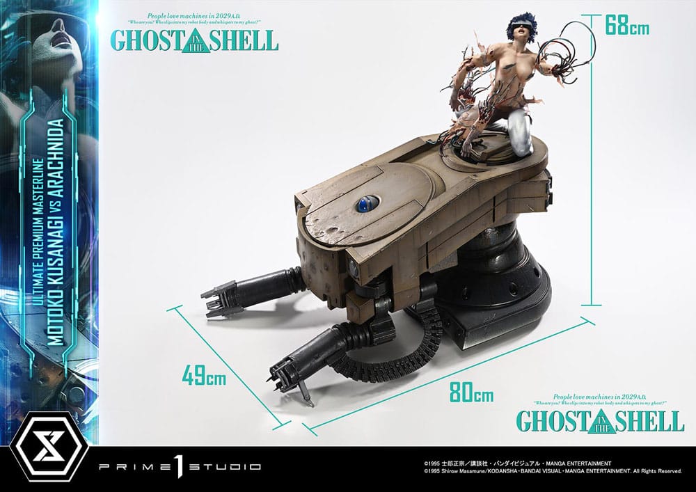 Ghost in the Shell Ultimate Premium Masterline Series Statue 1/4 Motoko Kusanagi vs Arachnida Bonus Version 68 cm