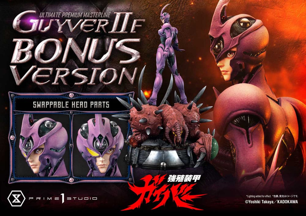 Guyver The Bioboosted Armor Ultimate Premium Masterline Statue Guyver II F(Female) Bonus Version 88 cm