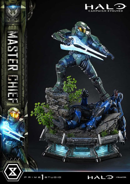 Halo Ultimate Premium Masterline Series Statue 1/4 Campaign Evolved Master Chief Bonus Version 78 cm