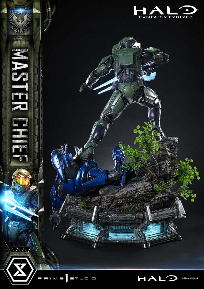 Halo Ultimate Premium Masterline Series Statue 1/4 Campaign Evolved Master Chief Bonus Version 78 cm
