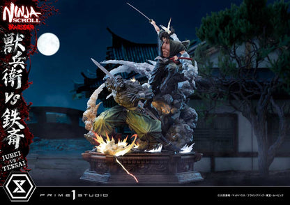 Ninja Scroll Ultimate Premium Masterline Series Statue 1/4 Jubei Versus Tessai 101 cm Prime 1 Studio