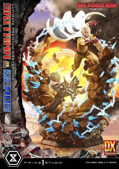 One-Punch Man Premium Masterline Series Statue 1/4 Saitama & Genos Deluxe Version 73 cm