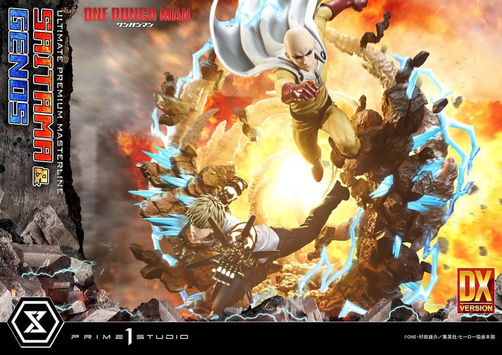 One-Punch Man Premium Masterline Series Statue 1/4 Saitama & Genos Deluxe Version 73 cm