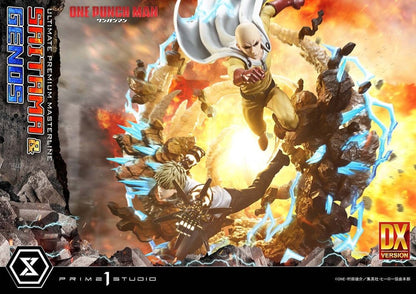 One-Punch Man Premium Masterline Series Statue 1/4 Saitama & Genos Deluxe Version 73 cm