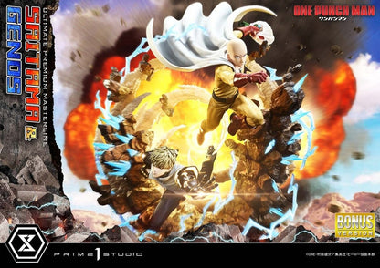 One-Punch Man Premium Masterline Series Statue 1/4 Saitama & Genos DX Bonus Version 73 cm Prime 1 Studio