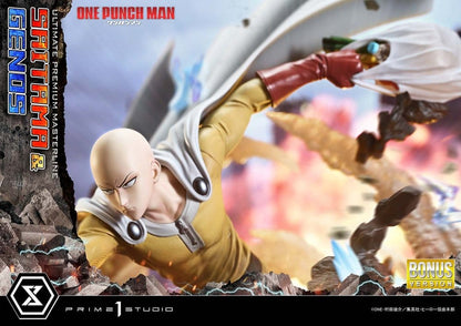 One-Punch Man Premium Masterline Series Statue 1/4 Saitama & Genos DX Bonus Version 73 cm Prime 1 Studio