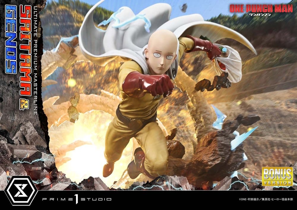 One-Punch Man Premium Masterline Series Statue 1/4 Saitama & Genos DX Bonus Version 73 cm Prime 1 Studio
