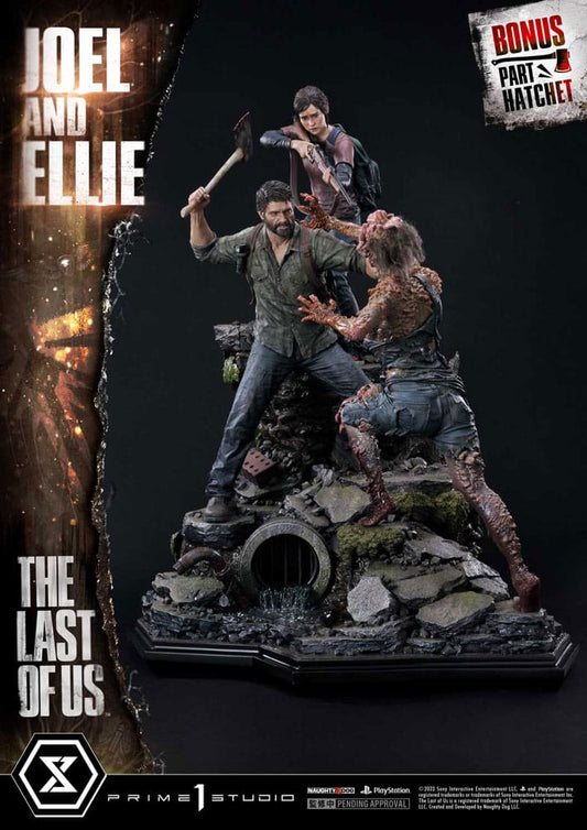 The Last of Us Part I Ultimate Premium Masterline Series Statue Joel & Ellie Deluxe Bonus Version (The Last of Us Part