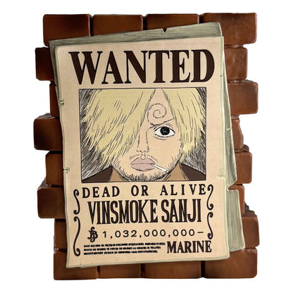One Piece Coin Bank Sanji Wanted Banks
