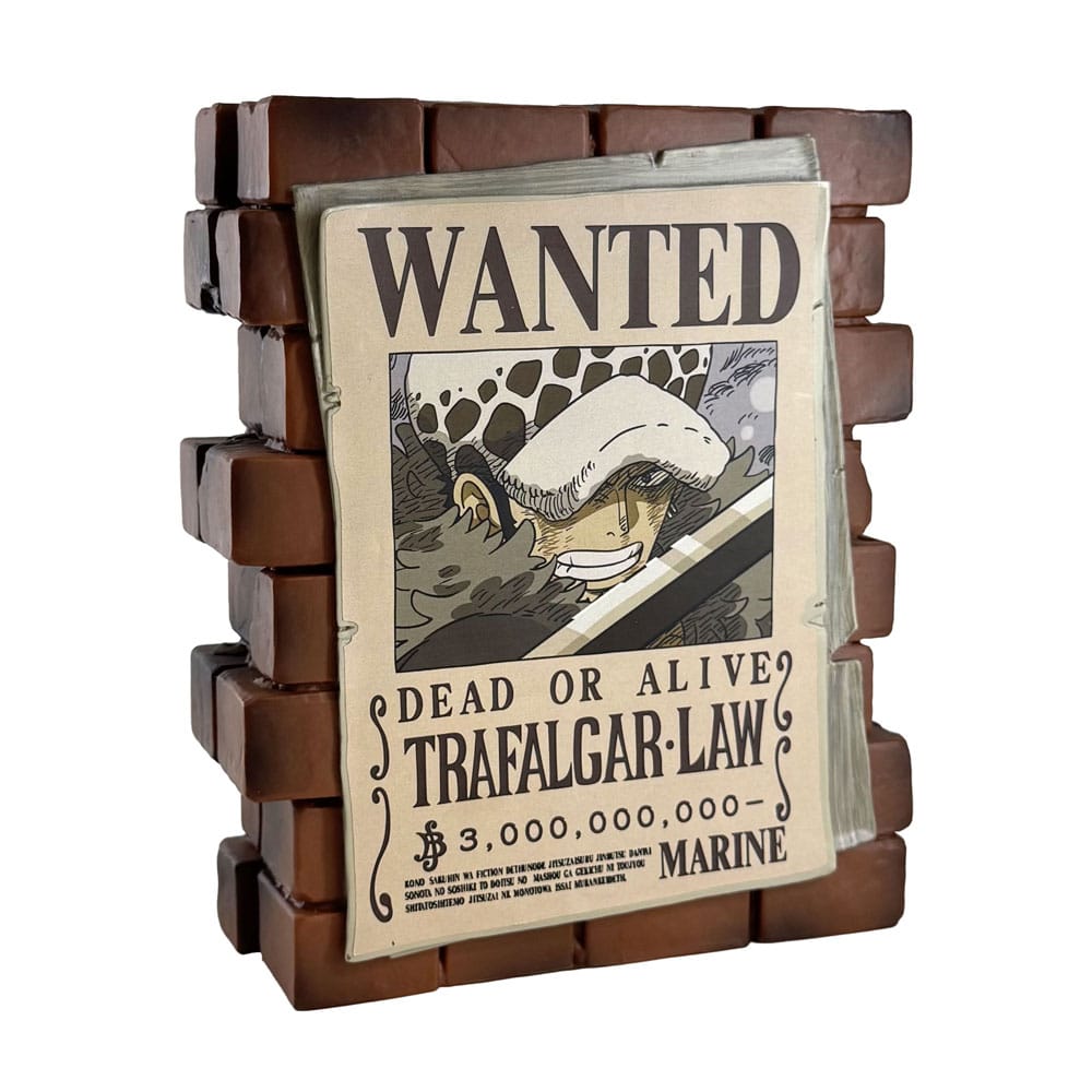 One Piece Coin Bank Law Wanted