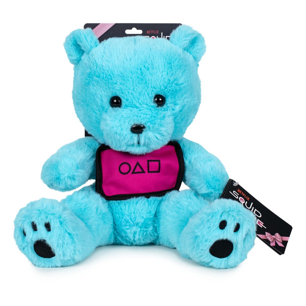 Squid Game Plush Figure Teddy Bear with Backing Card Packaging 25 cm Plushes