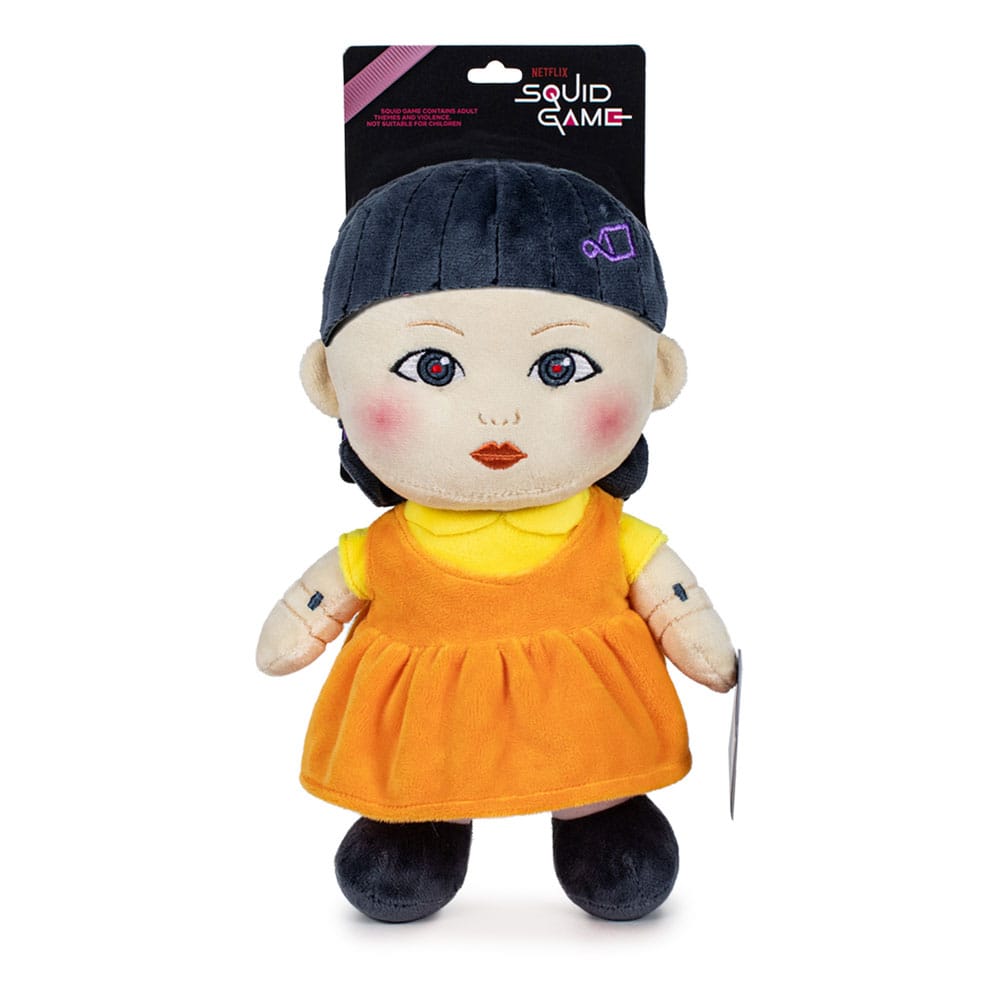 Squid Game Plush Figure Doll with Backing Card Packaging 28 cm Plushes