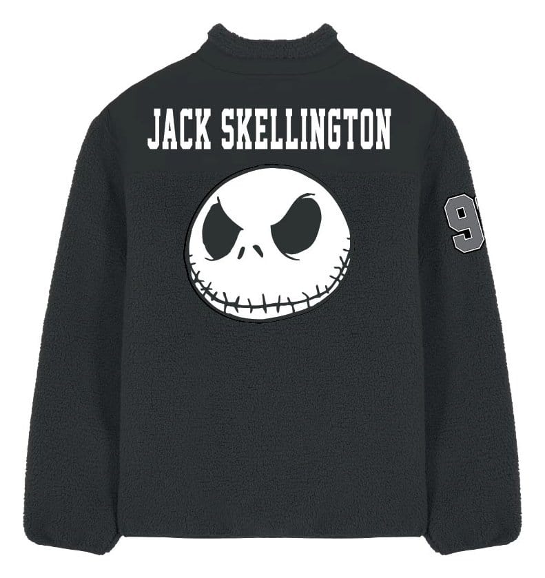 The Nightmare Before Christmas Jack Skellington Sherpa Jacket Size XL