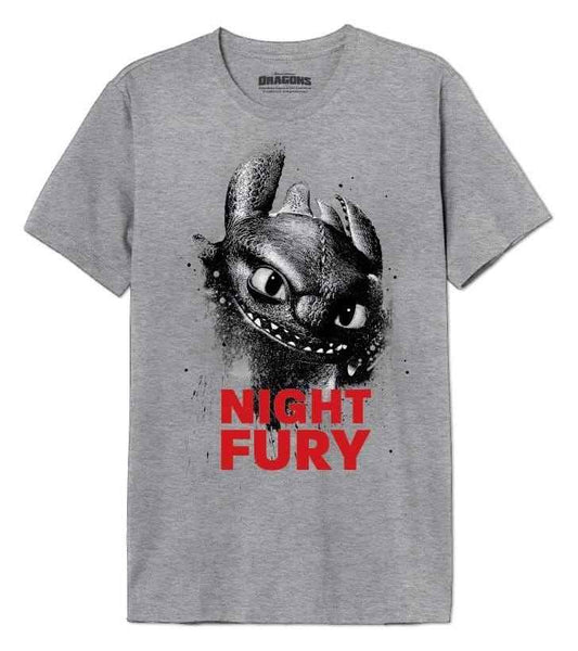 How to Train Your Dragon T-Shirt Night Fury Size XL