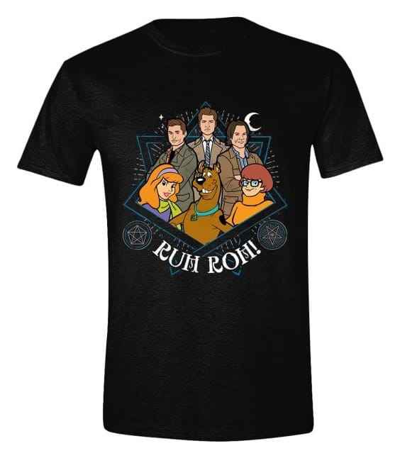 Supernatural T-Shirt Scoobynatural Group Ruh Roh Size L